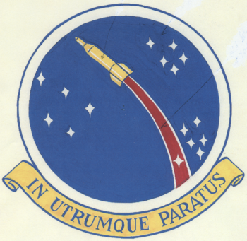 Coat of arms (crest) of the 556th Missile Squadron, US Air Force