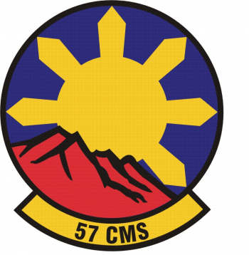 Coat of arms (crest) of the 57th Component Maintenance Squadron, US Air Force