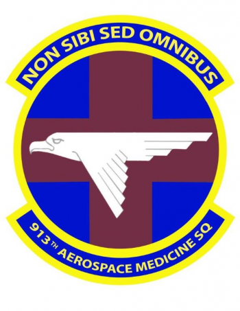 Coat of arms (crest) of the 913th Aerospace Medicine Squadron, US Air Force