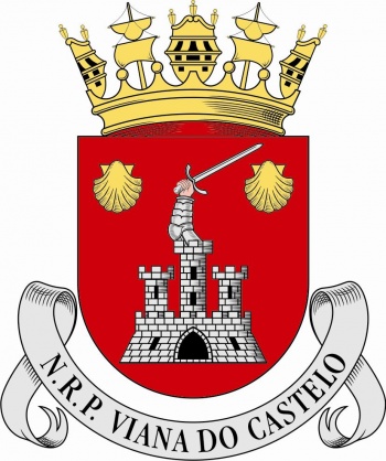 Coat of arms (crest) of Ocean Patrol Vessel NRP Viana do Castelo, Portuguese Navy