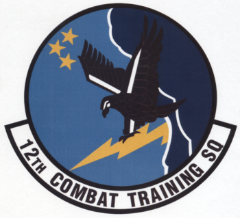 Coat of arms (crest) of the 12th Combat Training Squadron, US Air Force