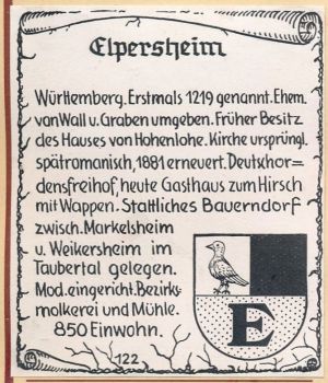 Wappen von Elpersheim/Coat of arms (crest) of Elpersheim