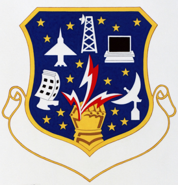 Coat of arms (crest) of the 1989th Information Systems Wing, US Air Force