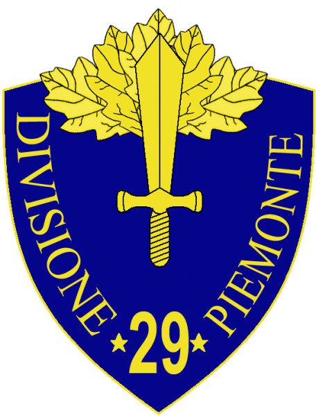 File:29th Infantry Division Piemonte, Italian Army.png