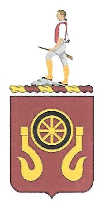 Coat of arms (crest) of 436th Transportation Battalion, US Army