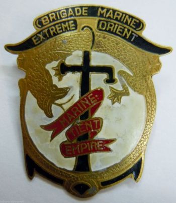 Coat of arms (crest) of the Marine Brigade of the Far East, French Navy