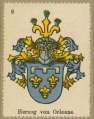 Wappen von Herzog von Orleans