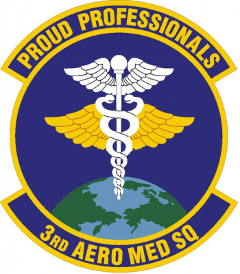 Coat of arms (crest) of the 3rd Aerospace Medicine Squadron, US Air Force