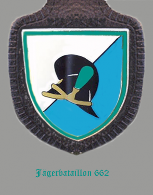 Coat of arms (crest) of the Jaeger Battalion 662, German Army