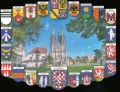 Czech heraldic postcard