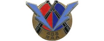 Coat of arms (crest) of the 408th Anti-Aircraft Artillery Regiment, French Army