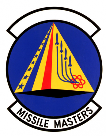 Coat of arms (crest) of the 868th Tactical Missile Squadron, US Air Force