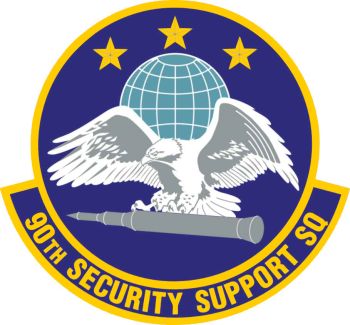 Coat of arms (crest) of the 90th Security Support Squadron, US Air Force