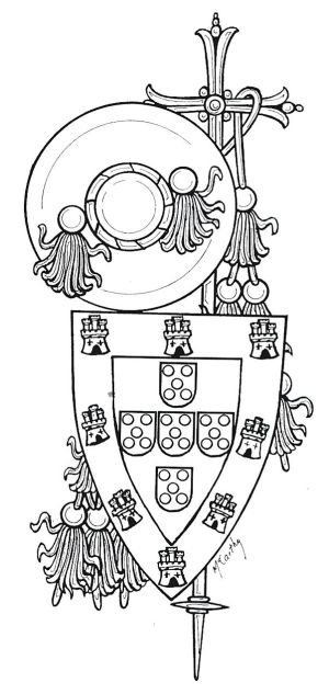 Arms of Afonso de Portugal (Cardinal)