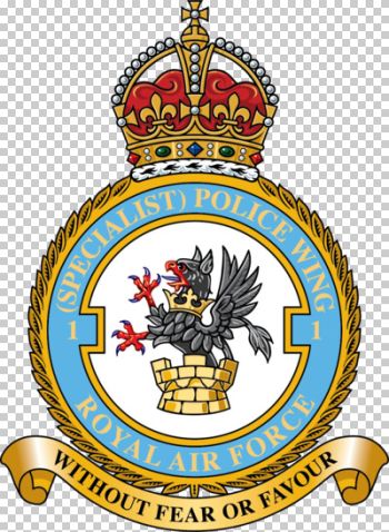 Coat of arms (crest) of No 1 (Specialist) Police Wing, Royal Air Force