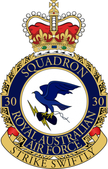 Coat of arms (crest) of the No 33 Squadron, Royal Australian Air Force