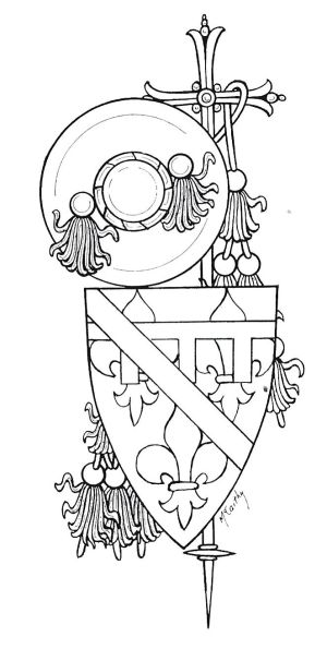 Arms (crest) of Jean d'Orléans de Longueville