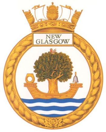 Coat of arms (crest) of the HMCS New Glasgow, Royal Canadian Navy