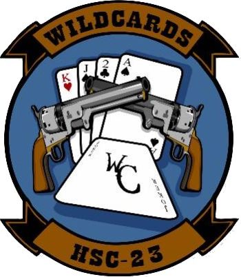 Coat of arms (crest) of the HSC-23 Wildcards, US Navy