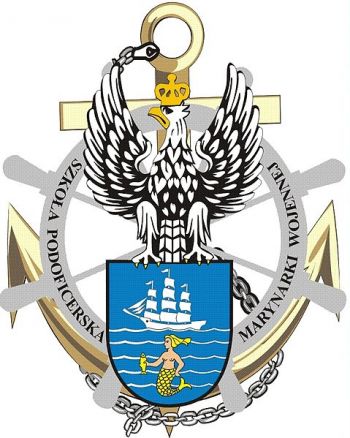 Coat of arms (crest) of the Non-Commissioned Officers School of the War Navy, Polish Navy