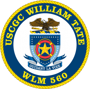 Coat of arms (crest) of the USCGC William Tate (WLM-560)