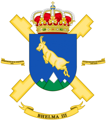 Coat of arms (crest) of the Maneuver Helicopter Battalion III, Spanish Army