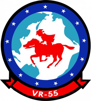 Coat of arms (crest) of the VR-55 Minutemen, US Navy