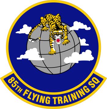 Coat of arms (crest) of the 85th Flying Training Squadron, US Air Force