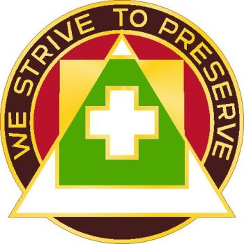 Coat of arms (crest) of the 129th Evacuation Hospital, US Army