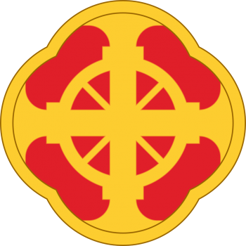 Coat of arms (crest) of 428th Field Artillery Brigade, US Army