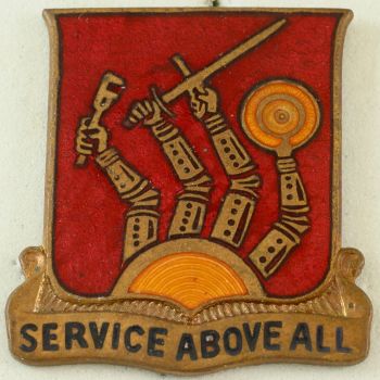 Coat of arms (crest) of the 601st Ordnance Battalion, US Army