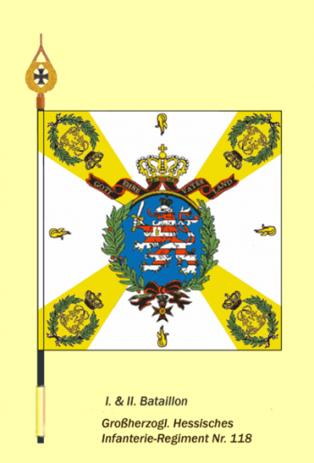 Coat of arms (crest) of Infantry Regiment Prince Carl(4th Grand Ducal Hessian) No 118, Germany