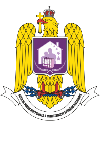 Coat of arms (crest) of the Sectorial Retirement House of the Ministry of Defence, Romania