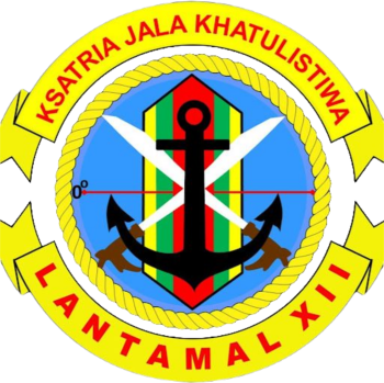 Coat of arms (crest) of the XII Main Naval Base, Indonesian Mavy