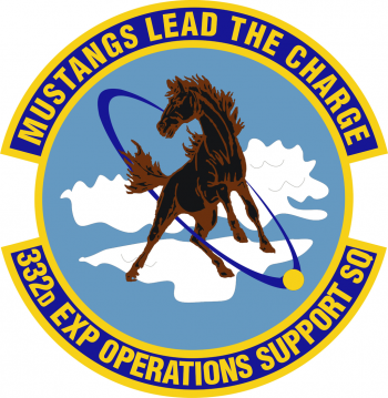 Coat of arms (crest) of the 332nd Expeditionary Operations Support Squadron, US Air Force