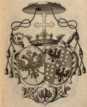 Arms (crest) of Leopold Josef Hannibal Petazzi de Castel Nuovo