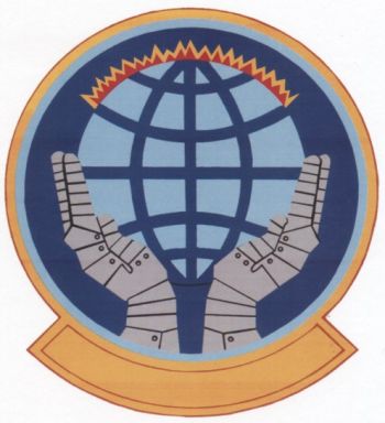 Coat of arms (crest) of the 1015th Air Base Squadron, US Air Force
