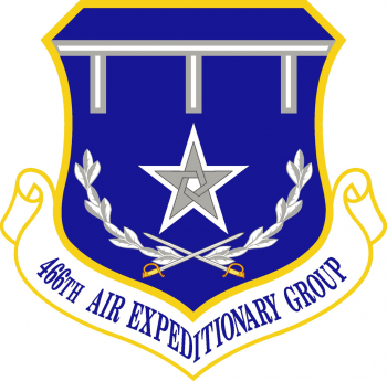 Coat of arms (crest) of the 466th Air Expeditionary Group, US Air Force
