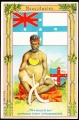 Arms, Flags and Types of Nations trade card Diamantine Neu Süd Wales