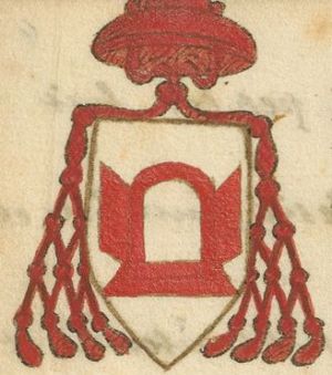 Arms of Ardicino della Porta (Sr.)