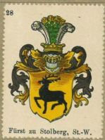 Wappen Fürst zu Stolberg