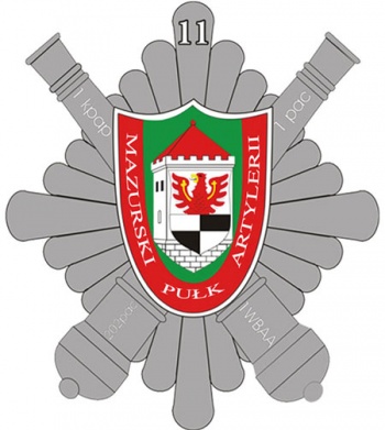 Coat of arms (crest) of 11th Mazurian Artillery Regiment, Polish Army