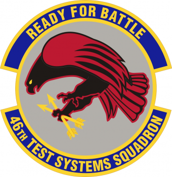 Coat of arms (crest) of the 46th Test Systems Squadron, US Air Force