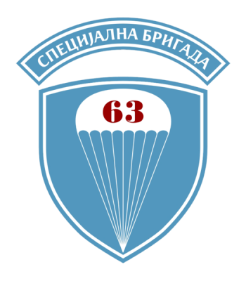 Coat of arms (crest) of the 63rd Parachute Battalion, Serbian Army