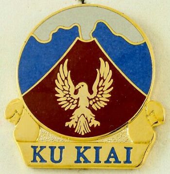 Coat of arms (crest) of the Headquarters and Headquarters Squadron Hawaiian Air Force, USAAF
