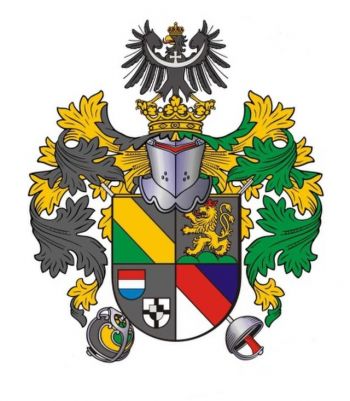 Wappen von Landsmannschaft Zaringia Heidelberg/Arms (crest) of Landsmannschaft Zaringia Heidelberg
