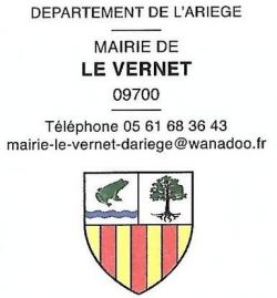 Blason de Le Vernet (Ariège)/Coat of arms (crest) of {{PAGENAME