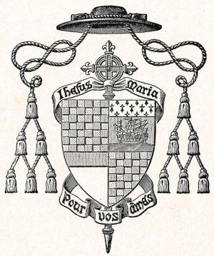 Arms (crest) of Eugène-Louis-Marie Le Fer de la Motte