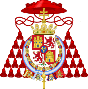 Arms of Luis María Borbón y Vallábriga