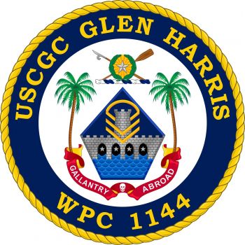 Coat of arms (crest) of the USCGC Glen Harris (WPC-1144)